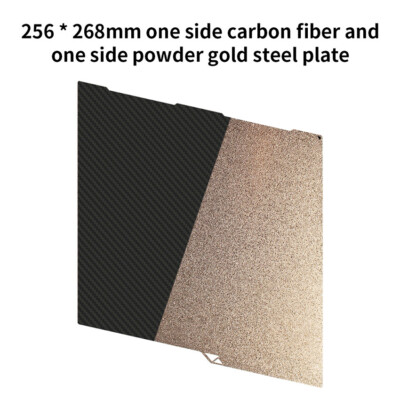 256mm*268mm Carbon Fiber PEI Printed Steel Plate for Anycubic Kobr3 3D Printer