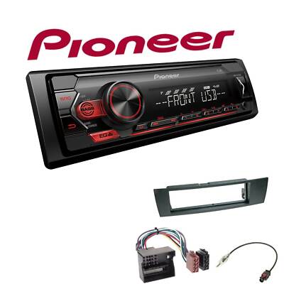 Pioneer 1-DIN Autoradio USB AUX Android Einbauset für BMW 3er E90 E91 E92 E93