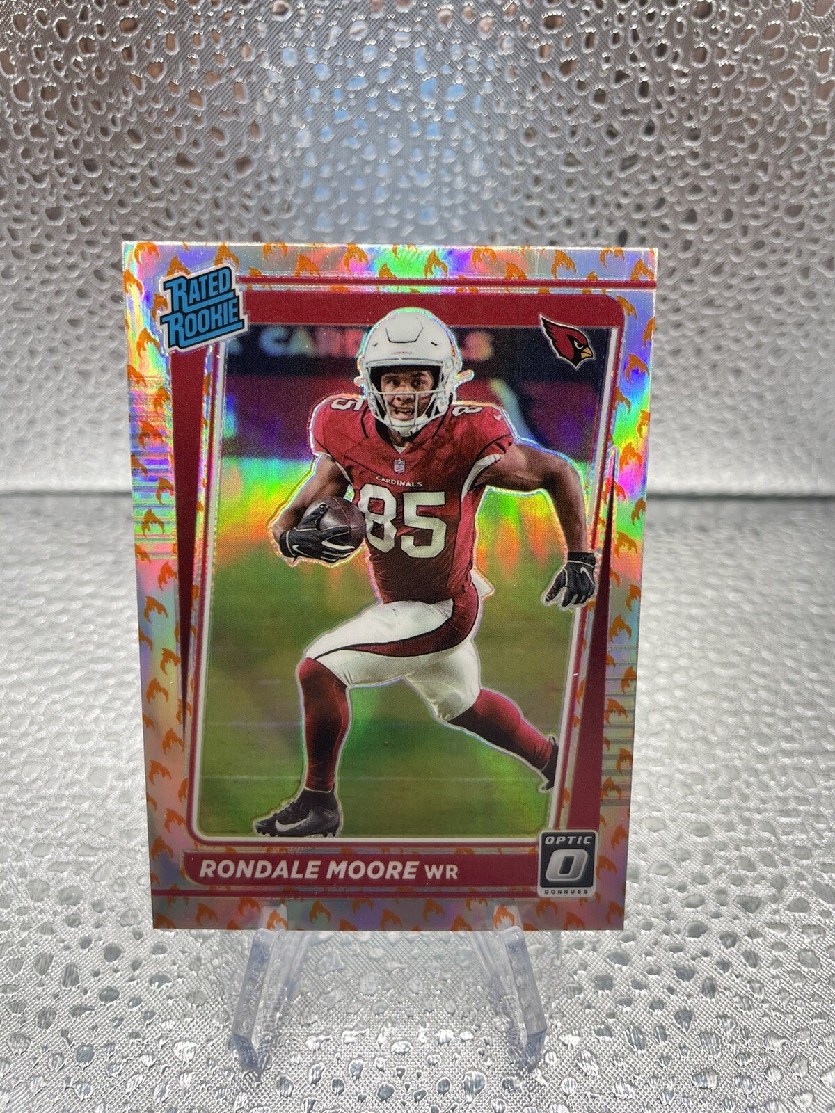 Rondale Moore 2021 Donruss Optic Rated Rookie #217 FIRE 🔥 Emoji Case Hit SP RC