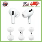 适用于 Apple AirPods Pro 全新硅耳塞替换保护套 S/M/L 白色 3 对