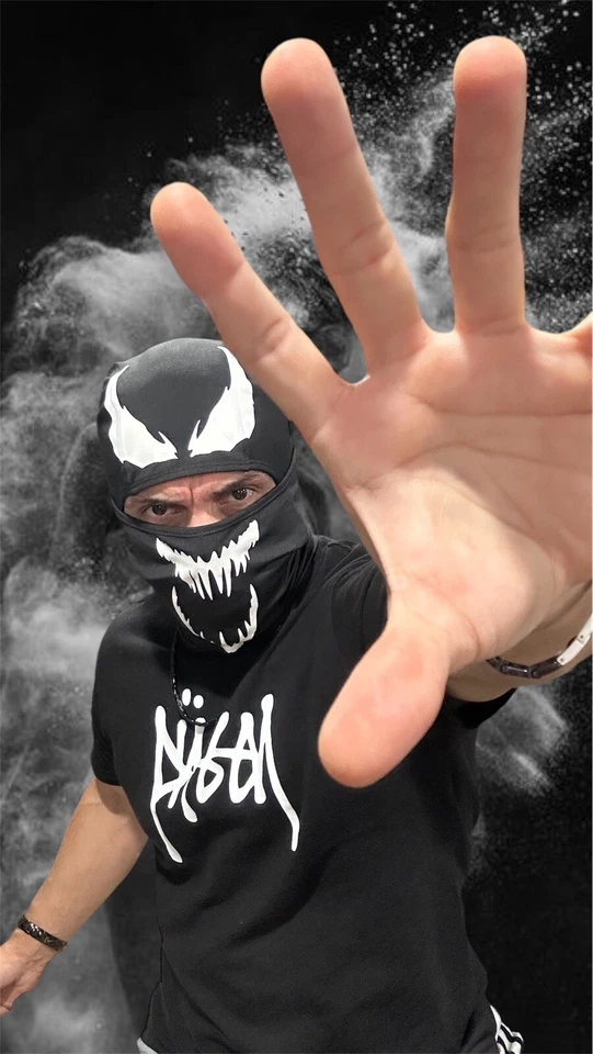 Spiderman Venom Mask Overhead Balaclava Halloween Costume Cosplay Adult Teens - Image 3 of 3