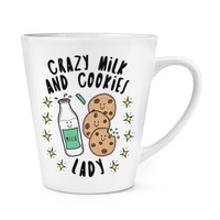 VerrüCkte Milch Und Kekse Damen Stars 341Ml Latte Becher Tasse Lustig Witz Essen