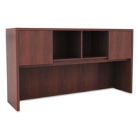 Alera Valencia Series Hutch With Doors, 58 7/8w X 15d X 35 1/2h, Medium Cherry on sale Alera Valencia Series Hutch With Doors, 58 7/8w X 15d X 35 1/2h, Medium Cherry on sale
