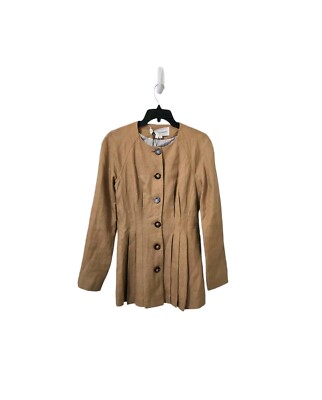 Veronica Beard Brio Linen Jacket In Camel Women's Size 4 Linen NWT MSRP 698