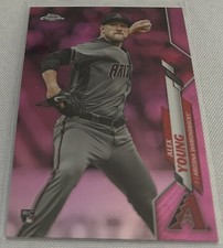 2020 Topps Chrome Baseball Alex Young Arizona Diamondbacks Pink Refractor Rookie