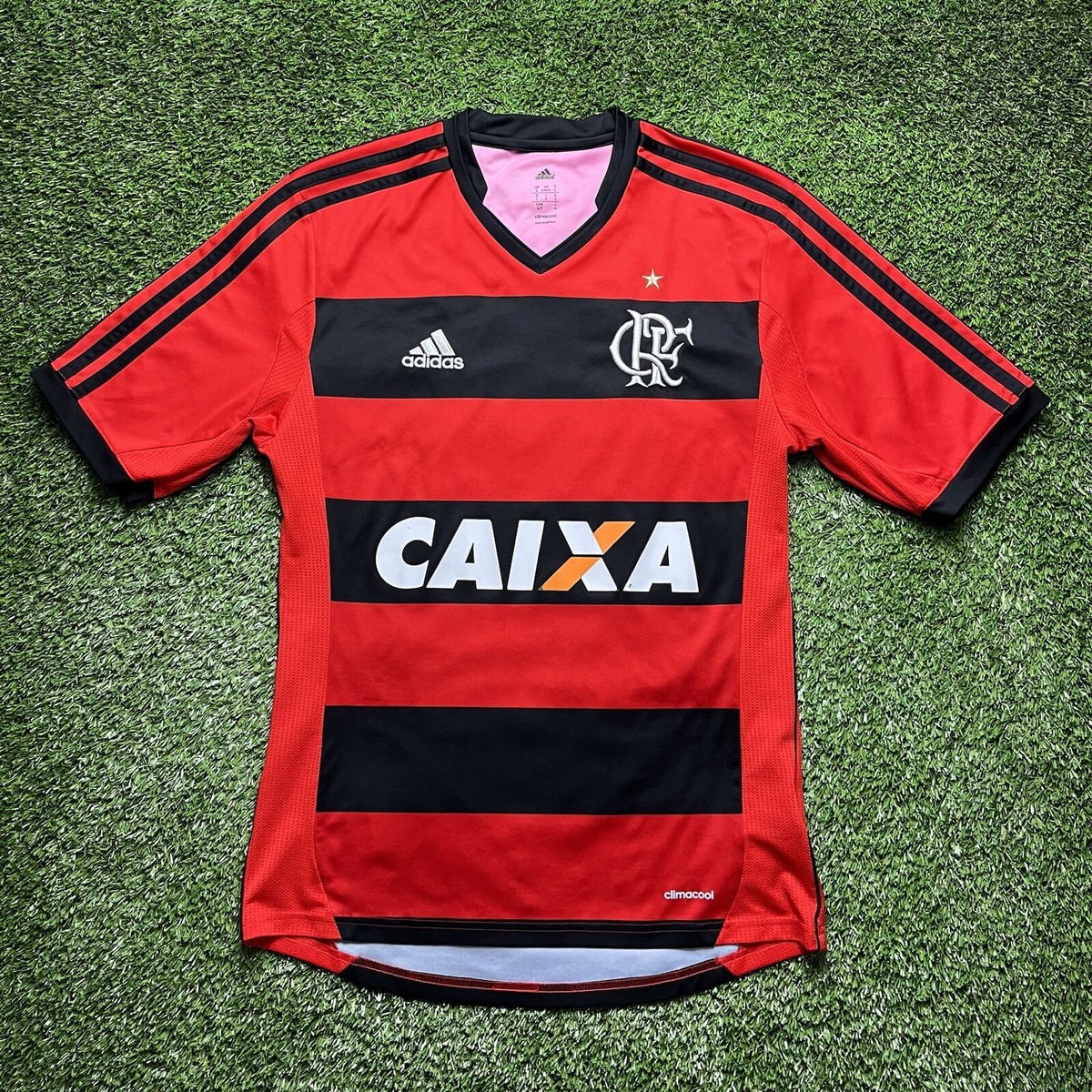 2013 2014 Flamengo Adidas Jersey Shirt Kit Red Home Small S Brasil