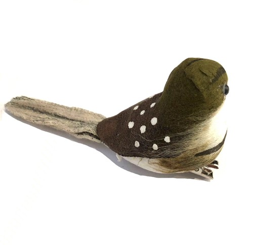 Conjunto de 6 piezas de decoración navideña con clip para adorno de pájaro - Imagen 6 de 6
