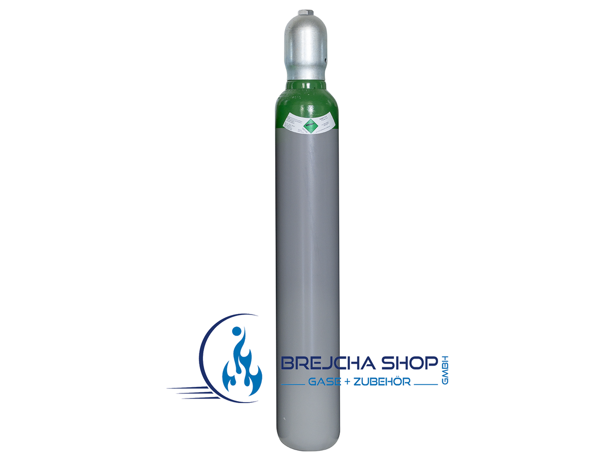 Argon Gasflasche 5.0 – 100% Rein, 8 Liter Für TIG/WIG-Schweißen – 1,7m³ Inhalt, 10 Jahre Legalisierung