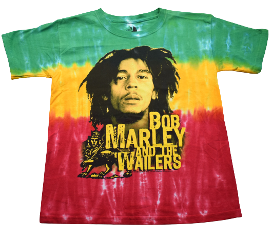 Vintage Bob Marley and the Wailers Rasta Tie Dye Band T Shirt 