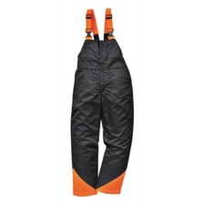 Image of PORTWEST Oak Chainsaw Bib and Brace Trousers Durable Safety Work Overall CH12