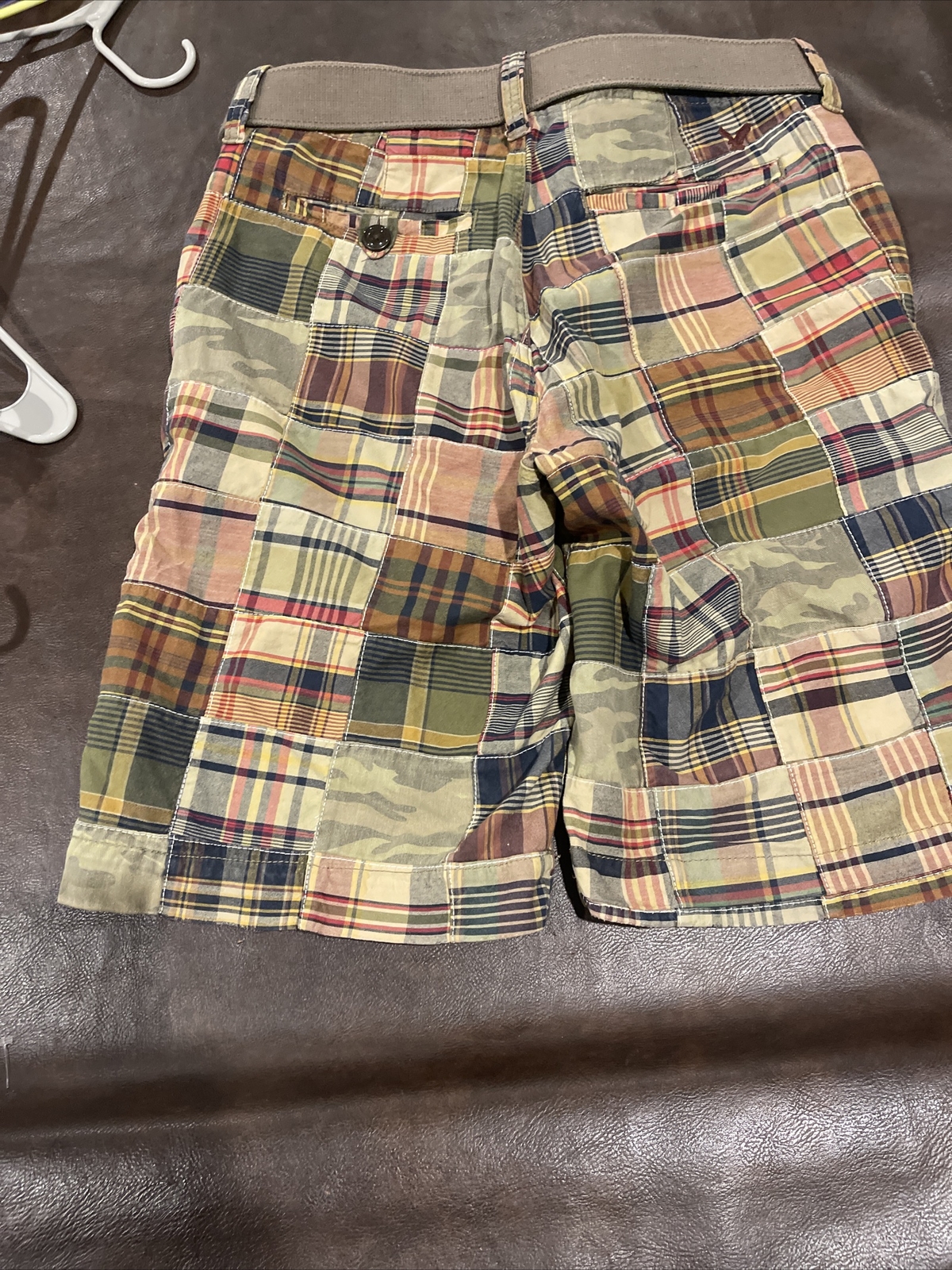 American Eagle Patchwork Patches  Shorts With Bel… - image 10