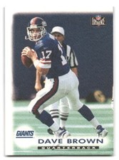 Dave Brown 1997 Score Board NFL Experience #50 New York Giants FOOTBALL