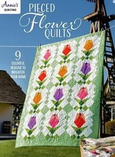PIECED FLOWER QUILTS Book ~ 9 Flower Quilt Pa...