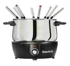 New Starfrit Electric Fondue Set, 8 Person 024700-004-0000 Free US Shipping