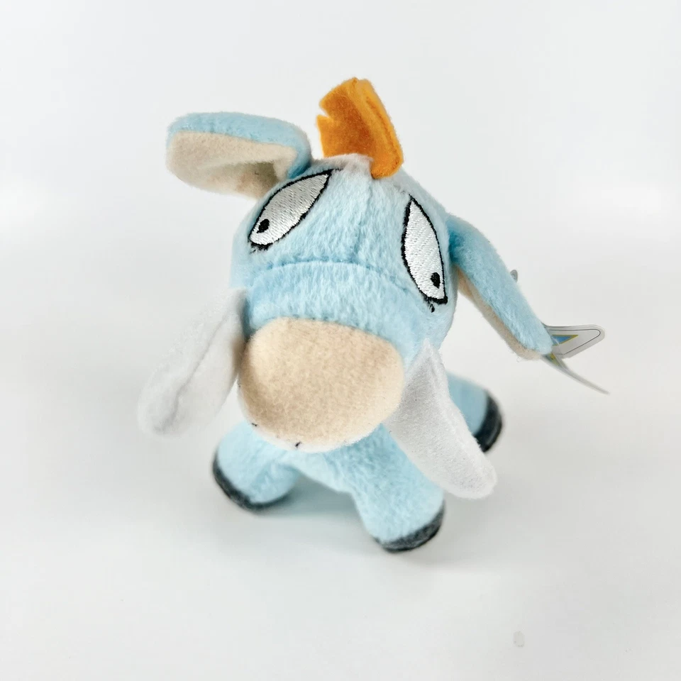 Neopets 2004 Cloud Blue Moehog McDonald's Star/Tush tag peluche 4" mini jabalí Foto 2 de 4
