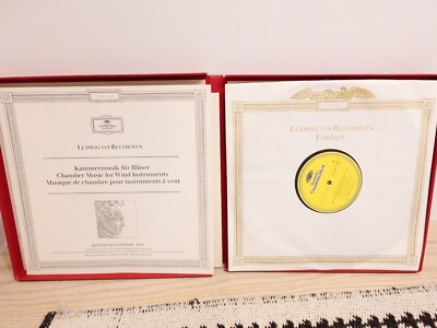 ベートーヴェン　管楽器のための室内楽曲全集/ベルリンフィル/LP4枚1970年独 BEETHOVEN EDITION 1970 CHAMBER MUSIC FOR WINDS 4 x LP DG DGG