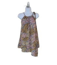 NWT HAZEL S Multicolor Patterned Asymmetrical Tank Top Women