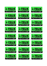 1/10 scale model car Felix Auto Sales license plates tags lime green