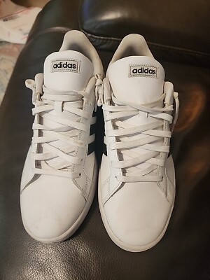 Adidas Cloudfoam Advantage Men's Size 12 White Athletic Shoes Sneakers 