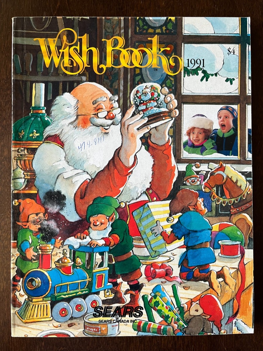 1991 SEARS Christmas WISH BOOK Gift Catalogue Canada | eBay