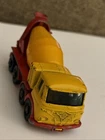 Vintage Matchbox Foden Concrete Truck No. 21 Yellow & Red Regular Wheels 1968