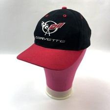 Corvette Racing Black Vintage Baseball Hat Cap By Otto One Size Adjustable
