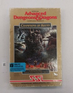Ad D Champions Of Krynn Pc Ssi 1990 16685041306 Ebay