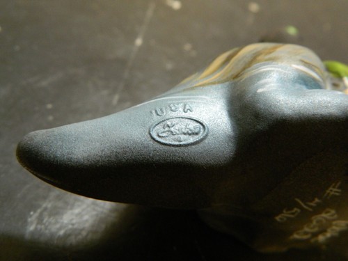 Dinosaurio Fenton LE Sleepy Time pintado a mano M. Kibbe #4/56 (2022) Exce - Imagen 6 de 8