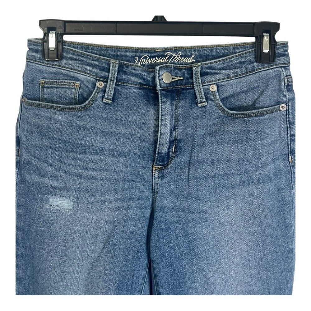 Universal Thread Distressed Mid-Rise Straight Leg… - image 2