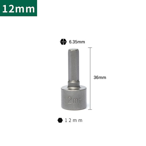 1/4" Drive Socket Metric & Imperial Mini Hex Nut Driver Sockets Impact Drill Bit - Picture 16 of 27