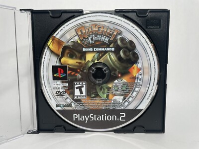 Ratchet and Clank- Going Commando (Sony PlayStation 2, 2004) Disc Only