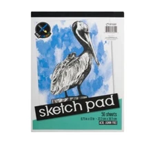 6 Pack Of Sketch Pad Books 50 Sheets Each 8.75 X 12