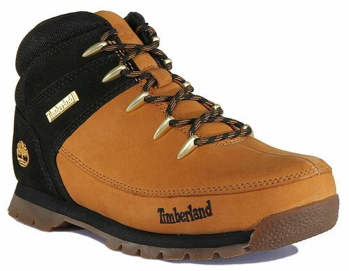 Junior Boys Timberland Kids Euro Sprint Boots Trainers Wheat Leather Size  UK EU | eBay