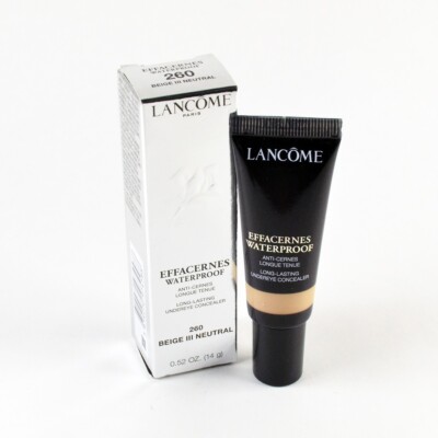 Lancome Effacernes Waterproof Undereye Concealer 260 BEIGE III NEUTRAL - 14 g