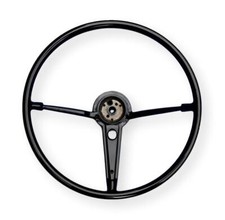 55 56 Chevy Original Style Steering Wheel 16 Painted Black 1955 1956 Chevrolet