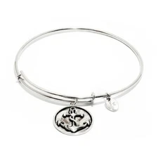 Chrysalis Anchor Expandable Silver Tone Bangle CRBT0601SP