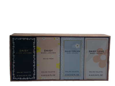 Marc Jacobs 4 Pc Mini Set: Daisy, Daisy  Eau So Fresh, Daisy Dream, Daisy Love