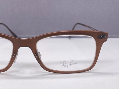 Ray Ban Brille Herren Damen Rechteckig RB 7037 Kunststoff LightRay
