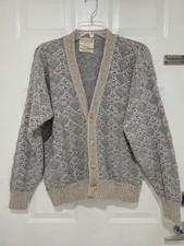 Lord Jeff Women's Vintage Sweater Cardigan Size L Made in USA