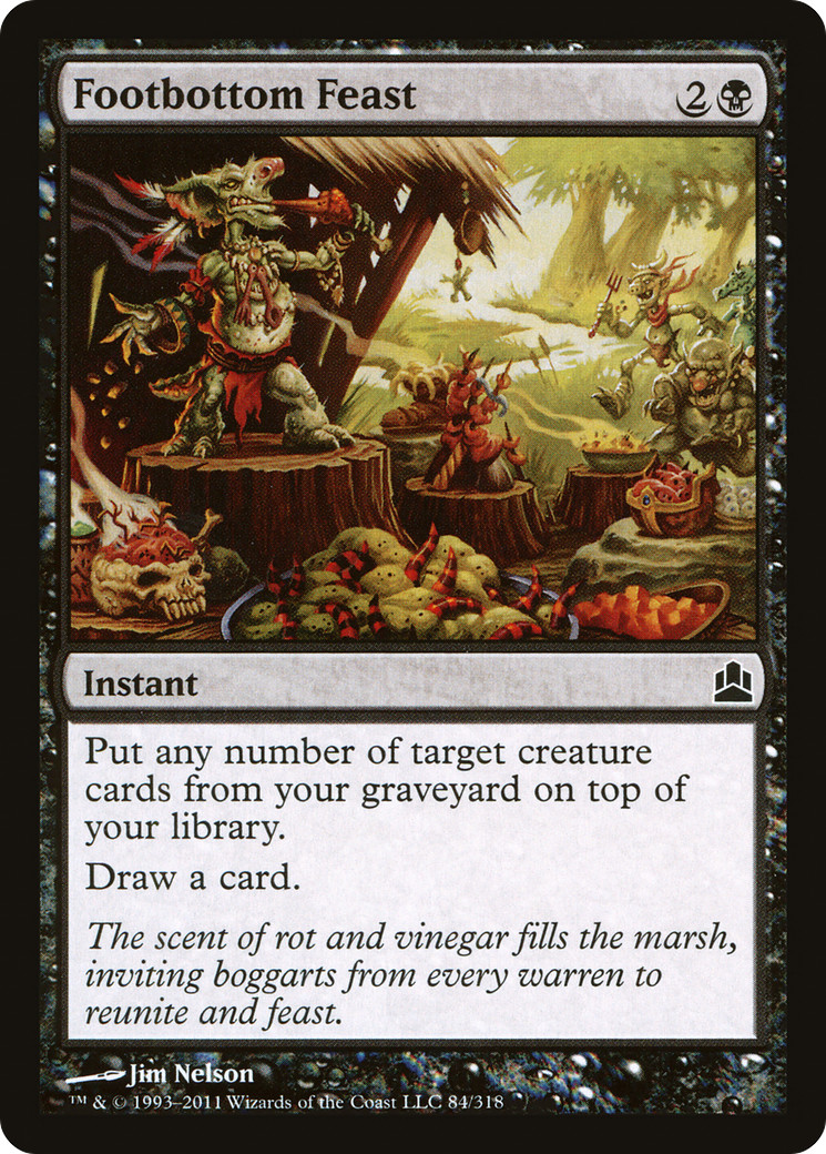 Footbottom Feast #84 (LP) Commander CMD Magic MTG