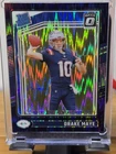 2024 Panini Donruss Optic - Rated Rookie Drake Maye #229 Purple Shock Prizm (RC)