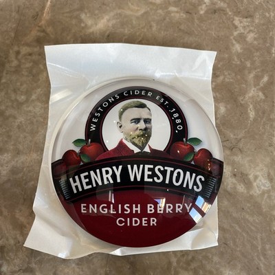 HENRY WESTONS Cyder Pump Abzeichen vorne BERRY CIDER Fish Eye Style Ale