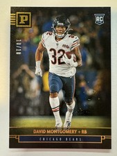 David Montgomery 2019 Panini Chronicles Gold /10 #P34 Rookie RC Bears - Lions