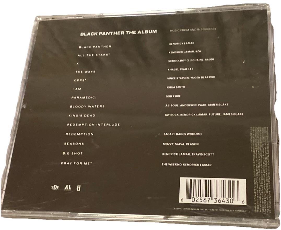 ‼️Kendrick Lamar Black Panther the album Black Panther The Album (Music From And Inspired By) – 2 x