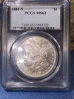 1881 S PCGS MS62 Silver Morgan Dollar $1 Coin