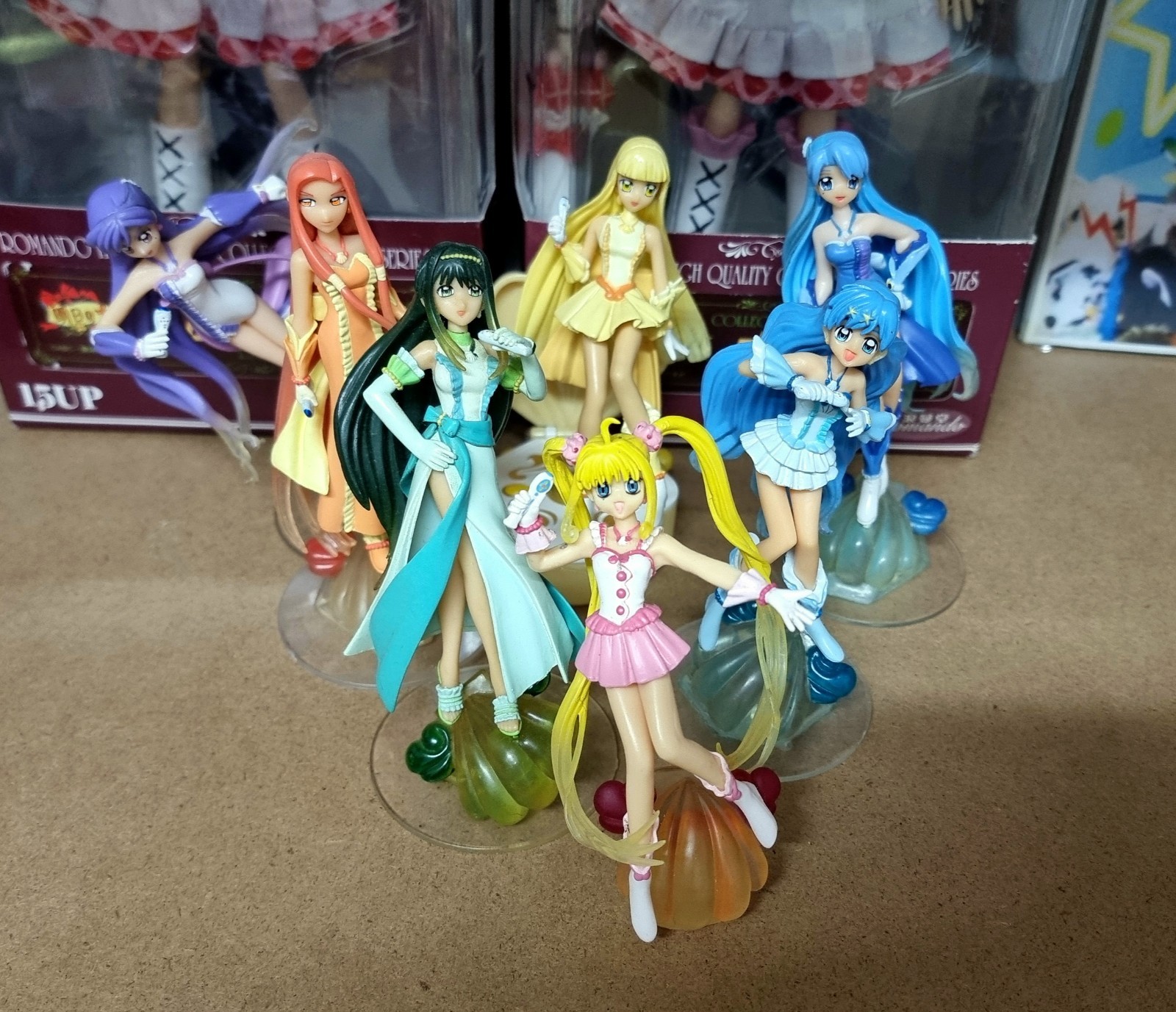 7 figuras Furuta Pichi Pichi Pitch Mermaid Melody anime Luchia Hanon Noel Karen