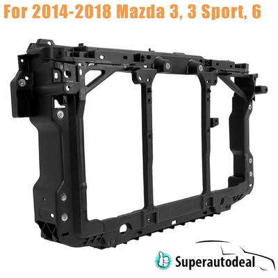 #ad #ad Front Radiator Core Support Assembly Fit For 2014 2018 Mazda 3 Sedan BJS753110B $56.22