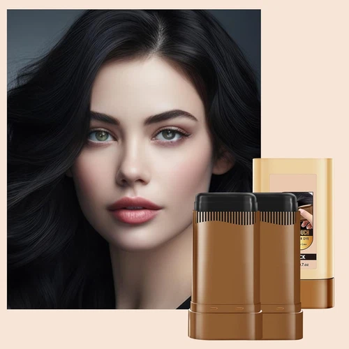 Hair Color Stick, Hair Dye Stick for Gray Hair, Waterproof and Sweat-Proof, Even - Picture 2 of 6