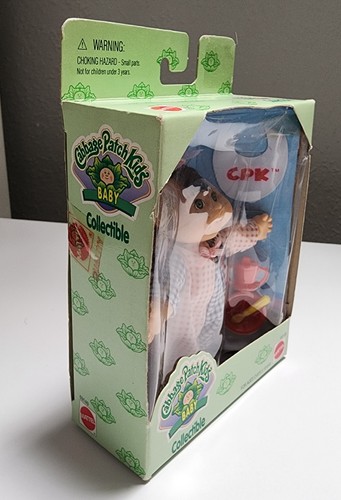 Vintage 1995 Mini Cabbage Patch Kinder Baby Sammlerstück in Box ~ Dixie geboren 1. März - Bild 9 von 12
