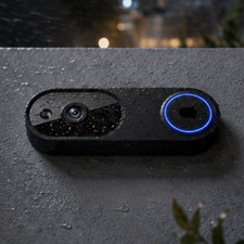 Wi-Fi Wireless Video Doorbell Camera Black Water Resistant Alexa/Google